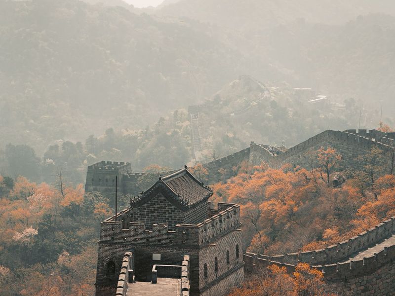Gran Muralla china en otoño